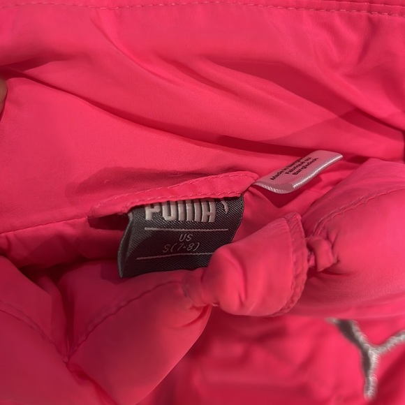 Barbie pink Puma puffer vest - Picture 3 of 4